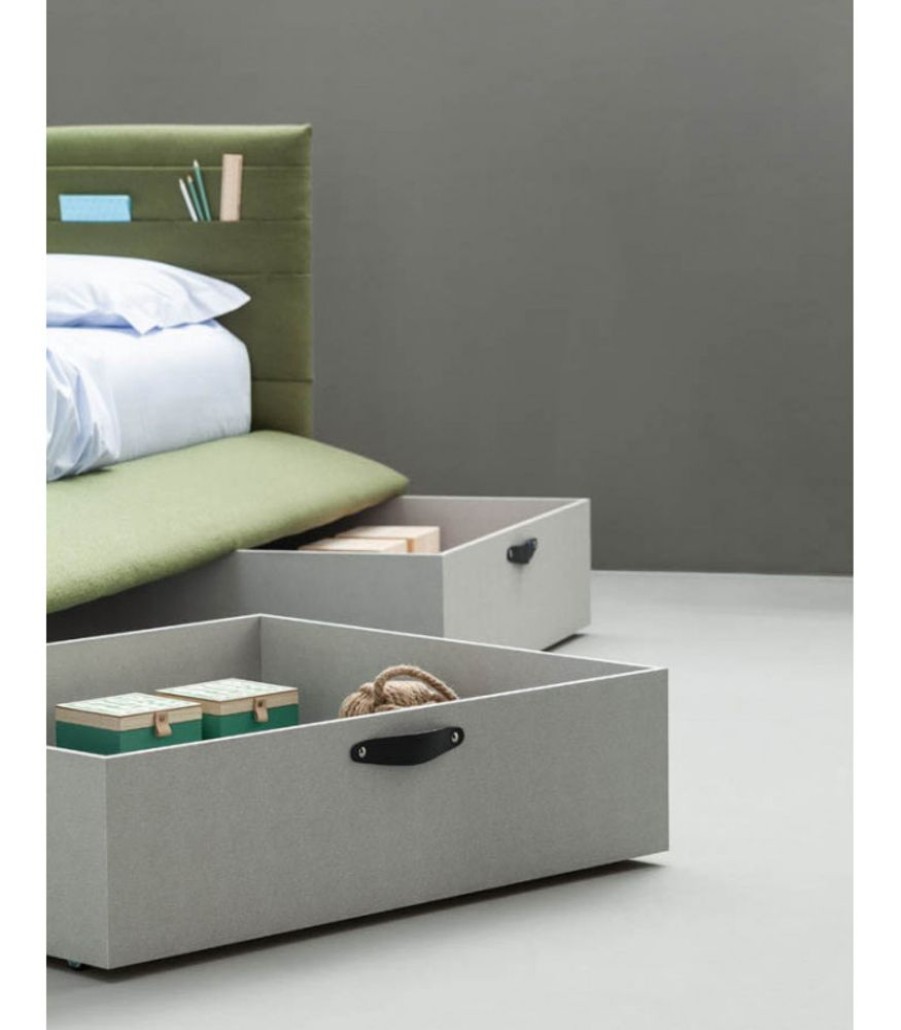 Letto singolo Samoa Pocket con cassettoni o secondo letto estraibile